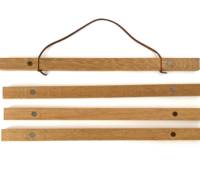 Cadre magnétique en bois de teck pour affiches, personnalisable avec logo, cadre photo, barres de tension en bois pour toiles, pour usage domestique - Vente en gros