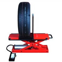 Ascenseur d'équilibreur de pneu automobile avec équipement d'alignement de roue de commande de pédale
