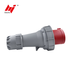 63A công nghiệp phích cắm và ổ cắm điện thoại di động cắm iec60309 pin tay áo màu đỏ 3 pha 3 P + E IP67 - Product Image 3