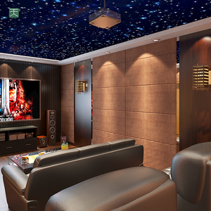 Tiange Cinema Wall tessuto fonoassorbente assorbimento acustico isolamento acustico Night Club pannello fonoassorbente - Product Image 3