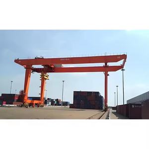 Моторизованный двухбалочный козловой кран для мостового строительного рельсового монтажа, контейнер 5-100 тонн - Product Image 4