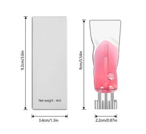 Pruebe el brillo de labios brillante vegano natural OEM con sabor a fruta orgánica arcoíris maquillaje transparente brillo de labios de etiqueta privada - Product Image 5