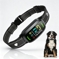 Collier anti-aboiement automatique pour chien, technologie de détection de vibrations intelligente, étanche IPX5, autonomie de 15 jours pour petits chiens - Entraînement canin