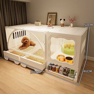 Customized Multi Drawer Storage Cat House Enclosure Indoor Outdoor Pet Habitat Modern Cat Villa Dog Cage Pet Cages Dog <b>Crate</b> - Product Image 6