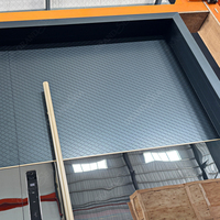 Porte d'entrée extérieure double en acier inoxydable de style européen, porte blindée en aluminium, grandes portes d'entrée pour maisons