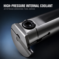 Internal Grooving Tool Holder MGNVR/L-A Jetstream High Pressure Coolant Boring Bar Shank Dia 16-32mm for MGMN Insert