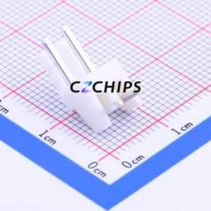 S2P-VH(LF)(SN) Wire-to-Board Pin Header Bent Lead Through Hole,P=3.96mm Connector 1x2P 3.96mm Right Angle Insert VH - Product Image 2