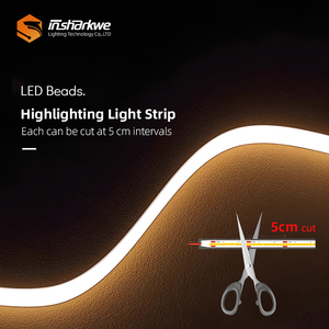 Cho trong nhà trang trí môi trường xung quanh ánh sáng thép không gỉ trần COB LED đường Chân Trời tuyến tính ánh sáng đèn treo tường LED Strip ánh sáng - Product Image 5