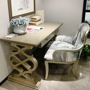 Nuevo diseño, soporte personalizado de lujo, organizador de mesa de oficina de madera, escritorio de oficina para el hogar, escritorio de oficina
