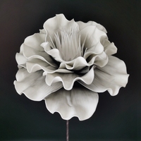 Fleurs artificielles en mousse faites à la main, magnolia personnalisées - Décoration moderne pour la maison et les mariages