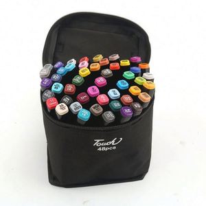168 couleurs de marqueurs permanents, stylos à double embout pour le dessin manga, feutres à alcool, fournitures scolaires d'art, ensemble de dessin - Product Image 3