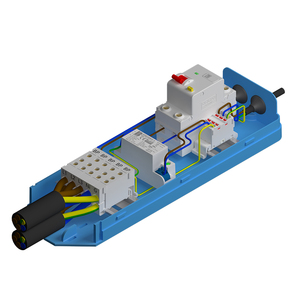 Boîtier <span class=keywords><strong>de</strong></span> <span class=keywords><strong>poteau</strong></span> d'éclairage public avec protection contre les surtensions 10 kV et <span class=keywords><strong>disjoncteur</strong></span> différentiel RCBO, boîte <span class=keywords><strong>de</strong></span> jonction étanche IP54 - Product Image 2