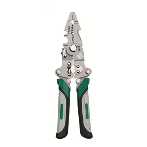 Huyo Multi-Functional Plastic Round <b>Electrician</b> Wire Stripping Combined Pulling Splitting Pliers for Peeling Winding Scissors - Product Image 5