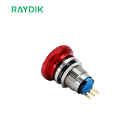 19Mm Engine Push Mulai Telemecanique Dikunci Tahan Cuaca Emergency Stop Switch Push Button