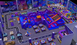 Nuovo Design per bambini parco giochi al coperto parco giochi al coperto per bambini grande labirinto parco giochi al coperto - Product Image 3