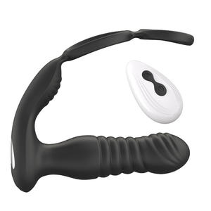 Anale Butt Plug Vibrator Draadloze Afstandsbediening Prostaat Massager Orgasme G-Spot Stimulatie Mannelijke Penis Haan Ringen - Product Image 5