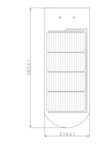 Sangni Phổ năng lượng mặt trời bipv 50 Wát mái ngói năng lượng hiệu quả năng lượng mặt trời ván lợp cấu trúc cho dân cư và thương mại sử dụng - Product Image 4
