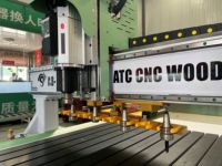 Máquina Router CNC Industrial SHANSHU ATC 1220x2440mm para Corte/Grabado/Perforación de Madera, Fabricación de Muebles y Gabinetes, PLC Mach3 Gear