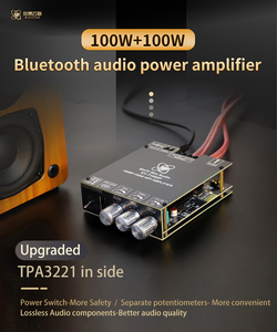 บอร์ดแอมพลิฟายเออร์ดิจิตอล XY T1002P รุ่นอัปเกรด บลูทูธ กำลังขับคู่ 100 วัตต์ สเตอริโอ ปรับเสียงแหลมเบสได้ ใช้ชิป TPA3221 สำหรับเครื่องเสียงบ้าน - Product Image 3