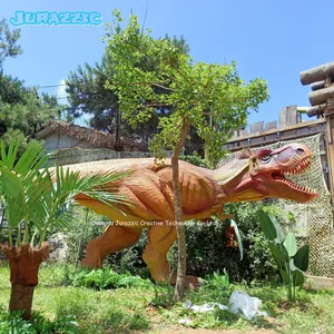 3d dinossauro animatronic de zigong, equipamento interativo de entretenimento realista