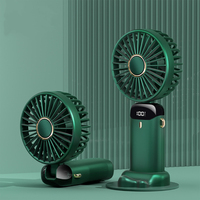 Ventilateurs portatifs électriques puissants à piles, technologie rechargeable par USB, design pliable pour les voyages, le bureau et la voiture