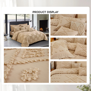 Tốt nhất bán cổ điển 200tc chần thêu <span class=keywords><strong>Jacquard</strong></span> 8-mảnh <span class=keywords><strong>Comforter</strong></span> Bộ - Product Image 2