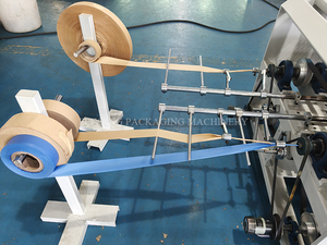 Máquina de fabricación de cuerda de papel <span class=keywords><strong>Kraft</strong></span> de doble estación, máquina de torsión para cuerda ecológica - Product Image 2