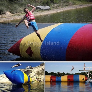Parque acuático juguetes de repuesto Catapulta de agua inflable <span class=keywords><strong>Blob</strong></span> lanzador almohada de salto flotante Juguetes De Agua inflables - Product Image 6