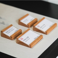Porte-étiquettes de boulangerie, clip pour étiquettes de desserts, présentoir d'étiquettes de prix, tableau de prix en bois