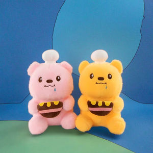 Heureux ou triste, ce lien cache des partenaires intimes. Venez voir nos jouets en peluche - Product Image 2