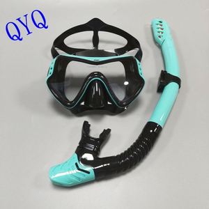 Máscara de Buceo y Snorkel para Deportes Acuáticos para Adultos, OEM/ODM, Gafas de Visión Amplia Transparentes, Antivaho, Impermeables, Anti-UV, Logotipo Personalizado - Product Image 2