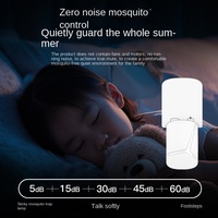 Nouvelle Lampe Anti-Moustiques Électronique à Brancher, Faible Consommation d'Énergie, Piège Adhésif à Moustiques, Attractant Lumineux à Ondes pour Piéger les Mouches
