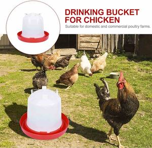 Comedero para pollos con cubo de alimentación manual de 1.5kg, 3kg, 6kg, 9kg para granja avícola, herramientas de alimentación de aves de corral, cubo alimentador - Product Image 4