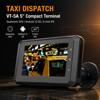 Tablet PC Android Resistente de 5 Pulgadas, Terminal de Despacho de Taxis VT-5A, Rastreo de Vehículos GPS, MDT 4G LTE, CAN Bus, Supercondensador