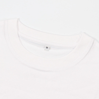 Logo personnalisé sérigraphié noir unisexe 220 Gsm blanc coton t-shirts
