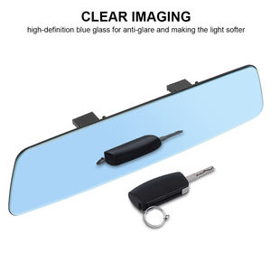 Lente de Micro Curvatura 3000R 2.5D Full Creen HD Glass Espejo retrovisor Interior del coche <span class=keywords><strong>Accesorios</strong></span> <span class=keywords><strong>para</strong></span> automóviles Espejo sin marco antideslumbrante - Product Image 5