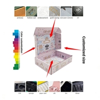 Boîte d'emballage en carton pliable et recyclable sur mesure YZ Wholesale, boîte d'avion pour bijoux et vêtements, boîtes en papier pour cadeaux