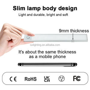 Tủ ánh sáng hồ sơ nhôm Led ánh sáng pin Powered từ không dây 40cm 3 màu sắc truy cập dưới tủ quần áo tủ ánh sáng - Product Image 4