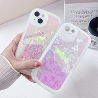 Housse transparente écologique en TPU pour téléphone portable pour iPhone 12 13 14 15 Pro Max Design coloré à la mode Prix attractif