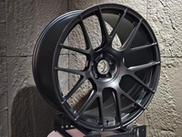 Nuevas Ruedas Forjadas de Alta Presión de Aleación de Aluminio 6061-T6 de 15-26 Pulgadas, 20mm/30mm ET, PCD 112mm, Alto Rendimiento, Acabado Negro de Lujo