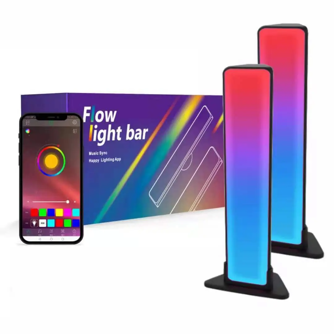 Smart Light Bars, Flow Light Bars with 19 Scene Modes and Music Modes, Bluetooth Color Light Bar for Entertainment