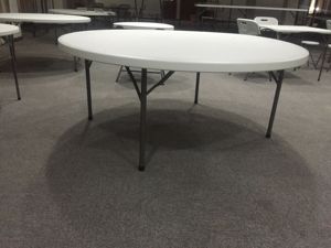 Goedkope ronde opklapbare feesttafel voor bruiloften en evenementen - Product Image 3