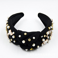 Bandeau noué personnalisable pour Halloween avec motif fantôme, crâne et lune |   Directement de l'usine |   Accessoires pour cheveux d'ambiance festive effrayante