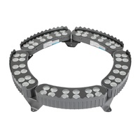 Éclairage d'arbre LED RGB DMX512 60W pour la décoration de paysages désertiques, de jardins et de fêtes, lumière annulaire extérieure pour palmiers, connectable