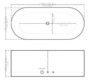 Vendita calda di pietra Super speciale vasca da bagno di ghiaccio di alta qualità idromassaggio bagno di ammollo vasca da bagno per il bagno moderno vasca da bagno - Product Image 6