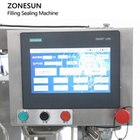 ZONESUN ZS-AFS08K6 Automatique Multi Têtes Rotatif Thé Pet Alimentaire Assaisonnement Premade Poche Granule Pesant Remplissage D'étanchéité Machine