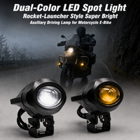 Tout nouveau 19W 9-60V blanc jaune LED voiture travail lumière modifié antibrouillard 2 ans de garantie aluminium autres accessoires d'éclairage de voiture