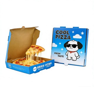 Boîte à pizza personnalisée carrée rectangulaire avec laminage brillant, boîtes rigides pour l'emballage alimentaire - Product Image 3