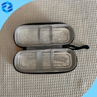 Étui à stylos isolé et résistant à l'eau, organiseur de voyage |   Couvercle en aluminium rigide avec fermeture éclair |   Pochette de transport portable, organiseur compact
