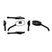 Caméra de tableau de bord DVR pour moto Mirrro Caméra de recul intégrée Vue arrière et arrière Rétroviseur de moto